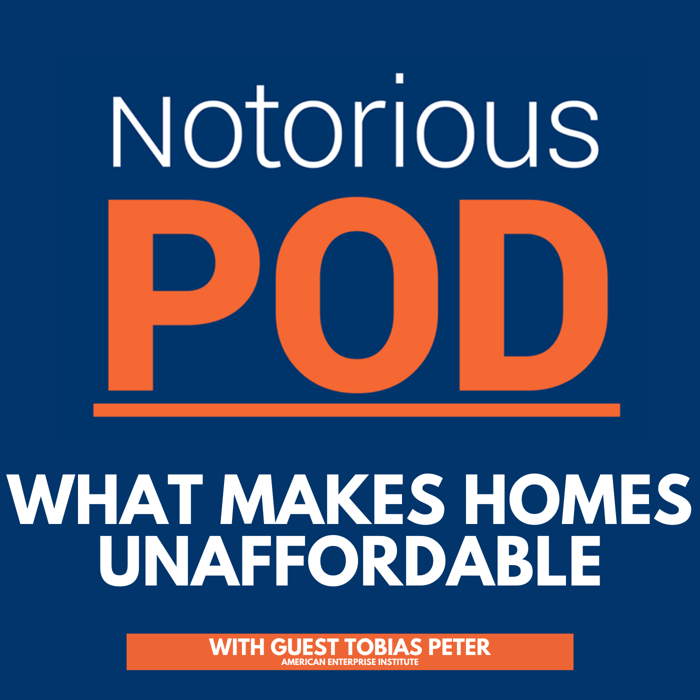What Makes Homes Unaffordable: Causes and Possible Solutions with Tobias Peter