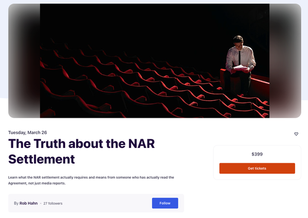 [Event] The Truth about NAR Settlement Webinar